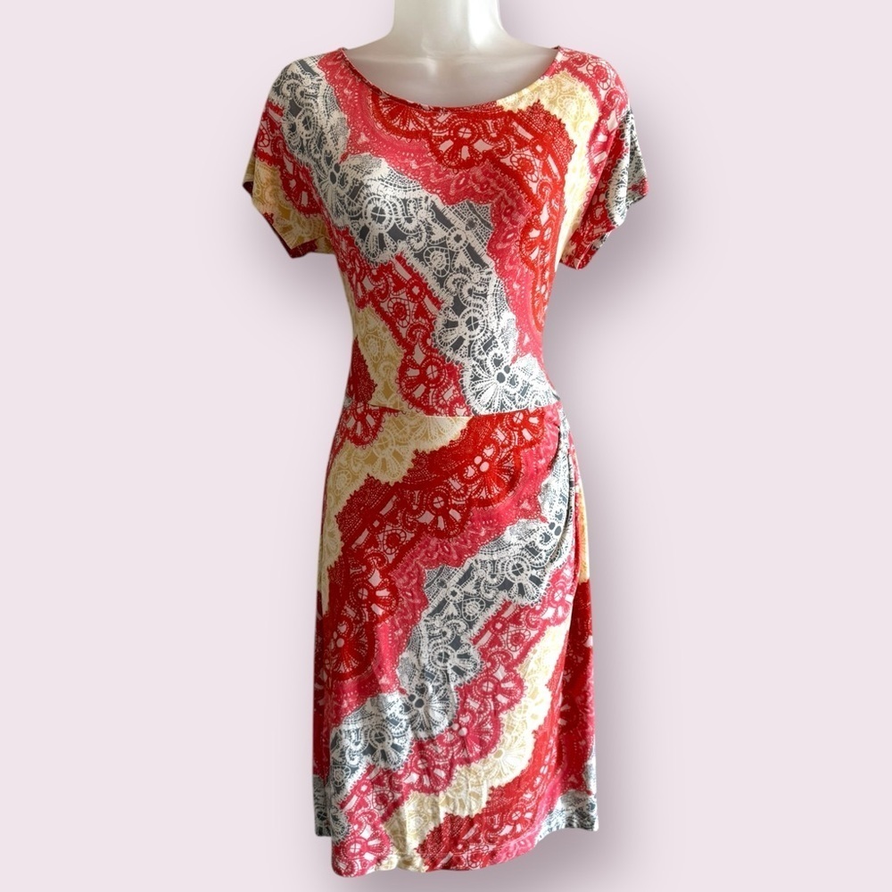 NWT BCBGMaxAzria Christelle Printed Mini Dress Multicolor Size S